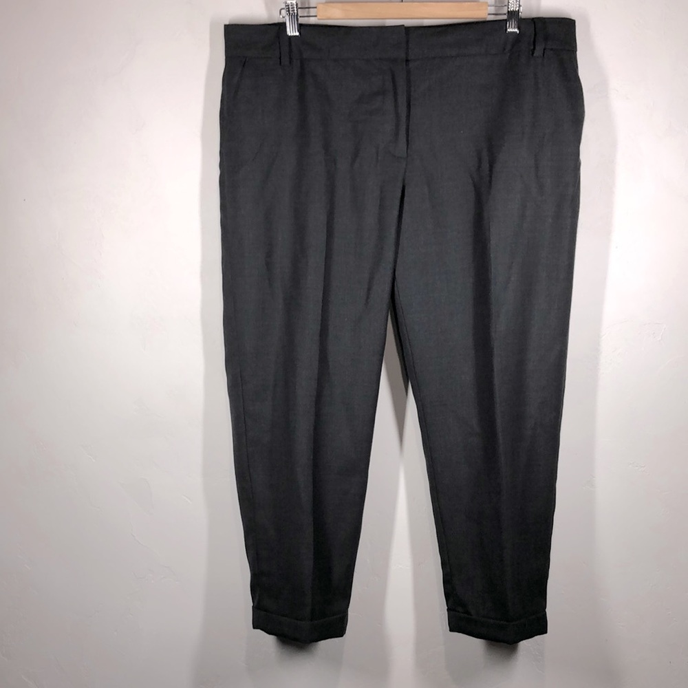 Garnet Hill gray wool pants size 18